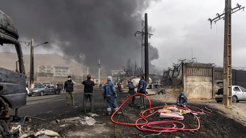 Israel Strikes Tehran Fuel Depots and Beirut Hotel as Iran Moves to Name Khamenei’s Successor